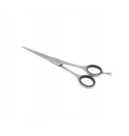 TIJERA PELUQUERO ACABADO MATE MICRODENTADA INOX. 5.5"